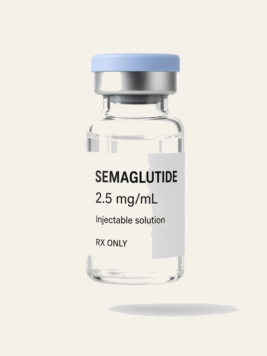 Semaglutide vial — illustrative